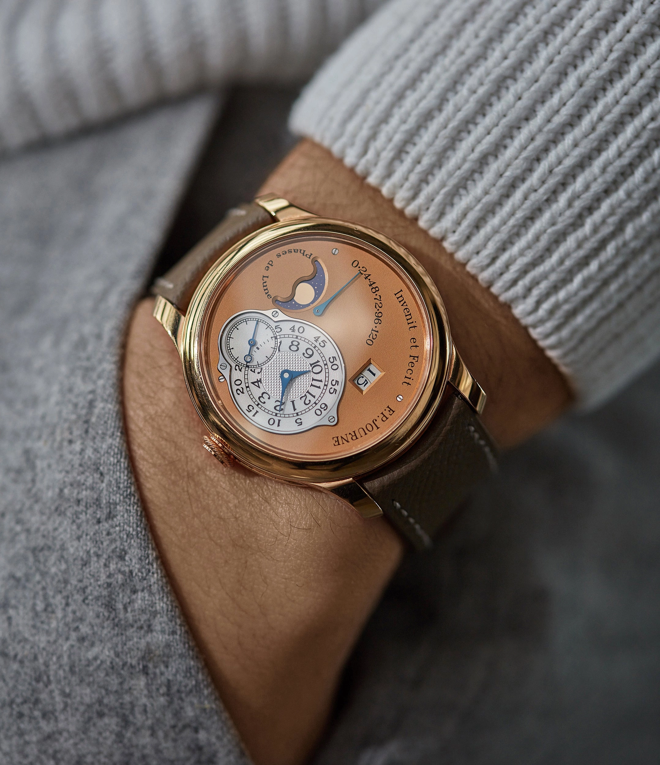 Octa Lune | 40mm | Rose Gold