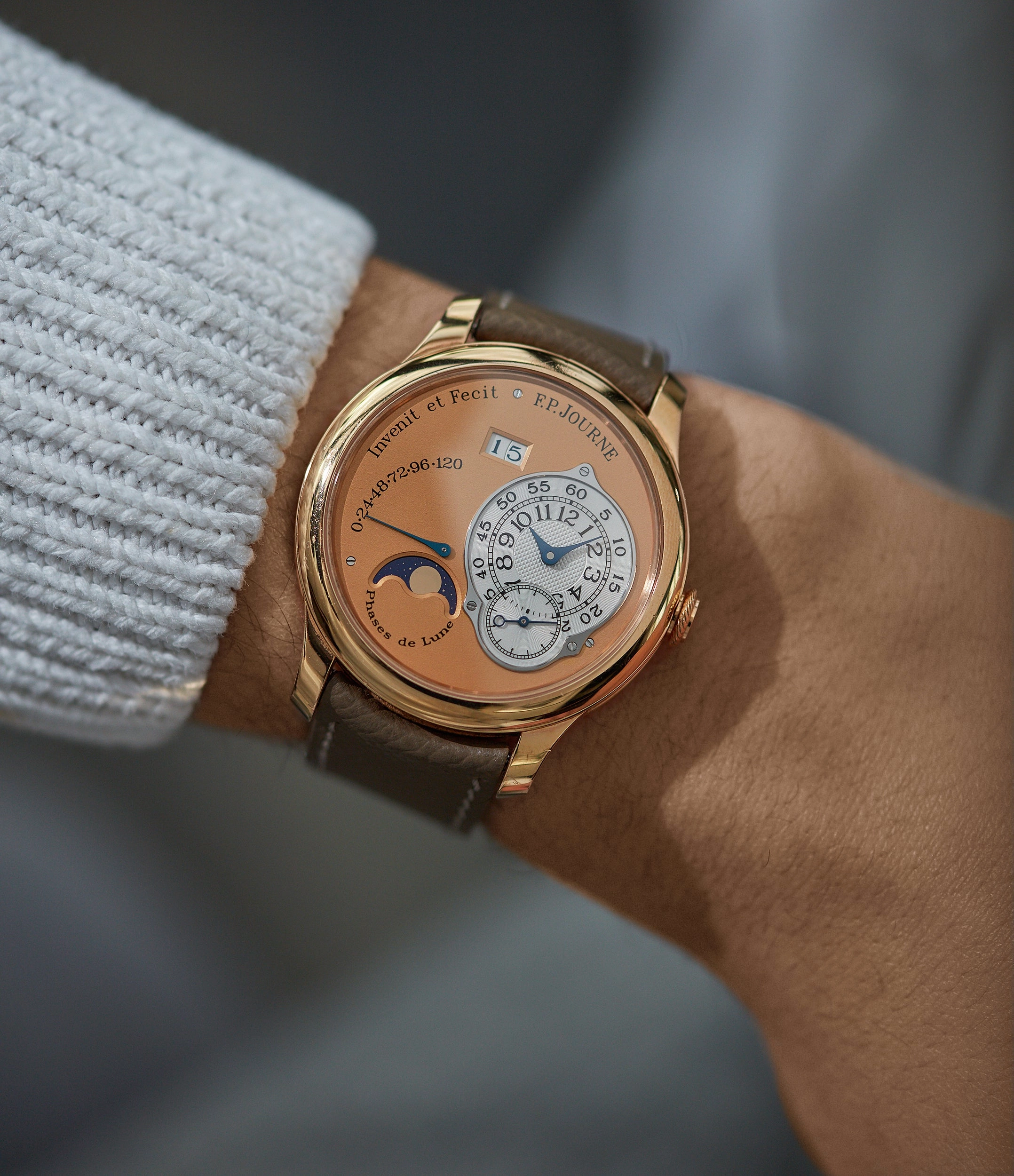 Octa Lune | 40mm | Rose Gold
