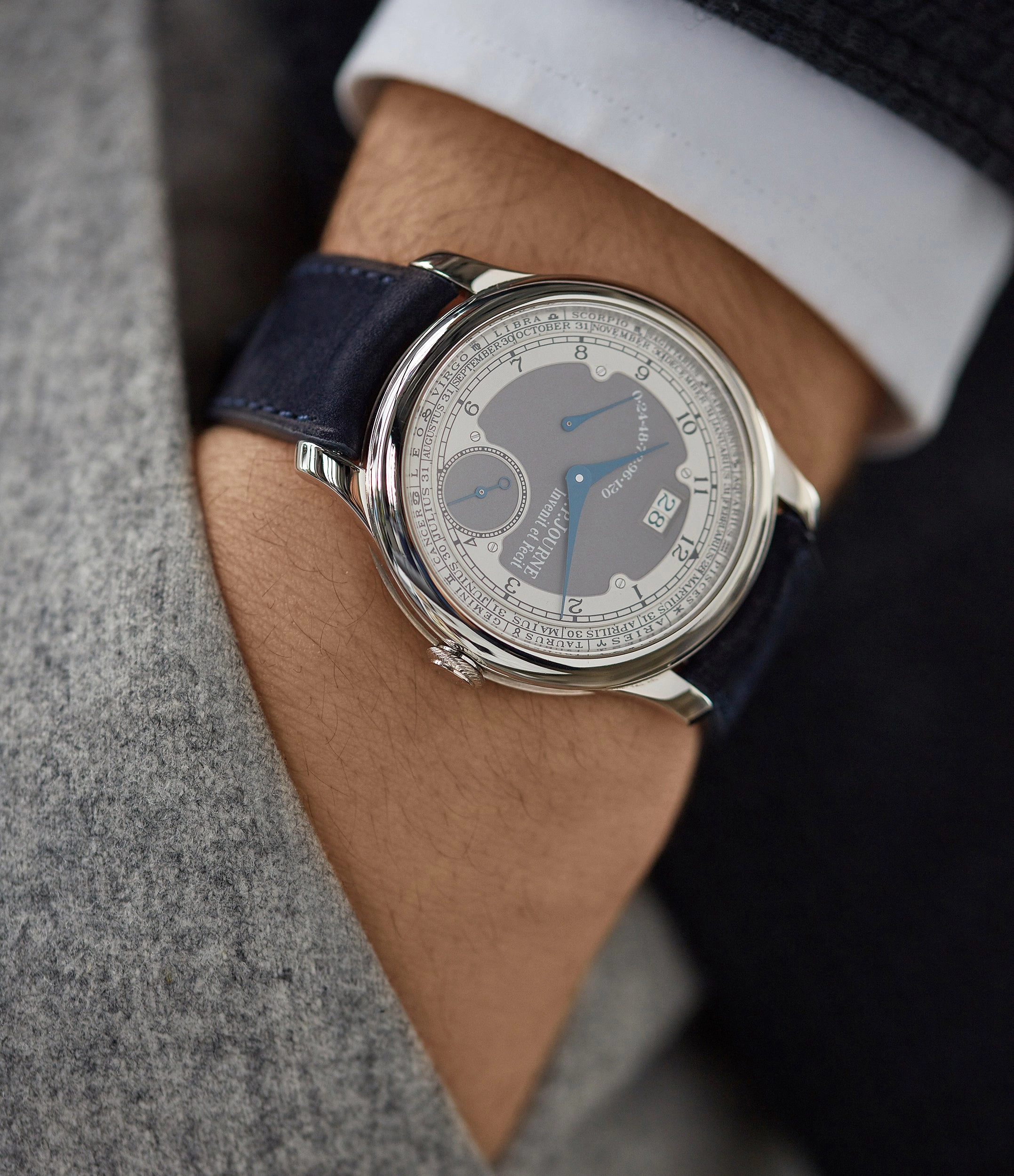 Octa Zodiaque | Brass Movement | 40mm | Platinum