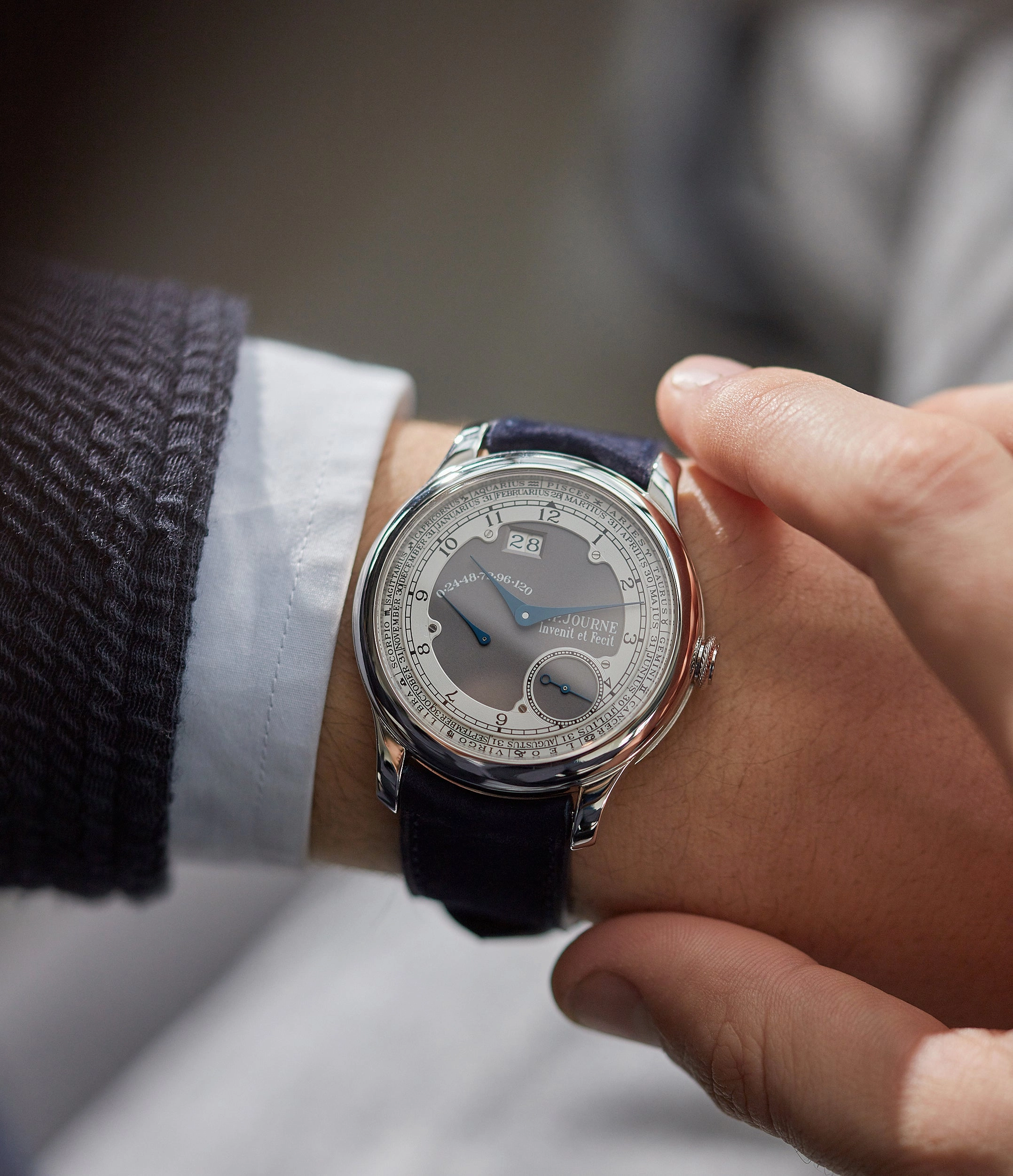 Octa Zodiaque | Brass Movement | 40mm | Platinum