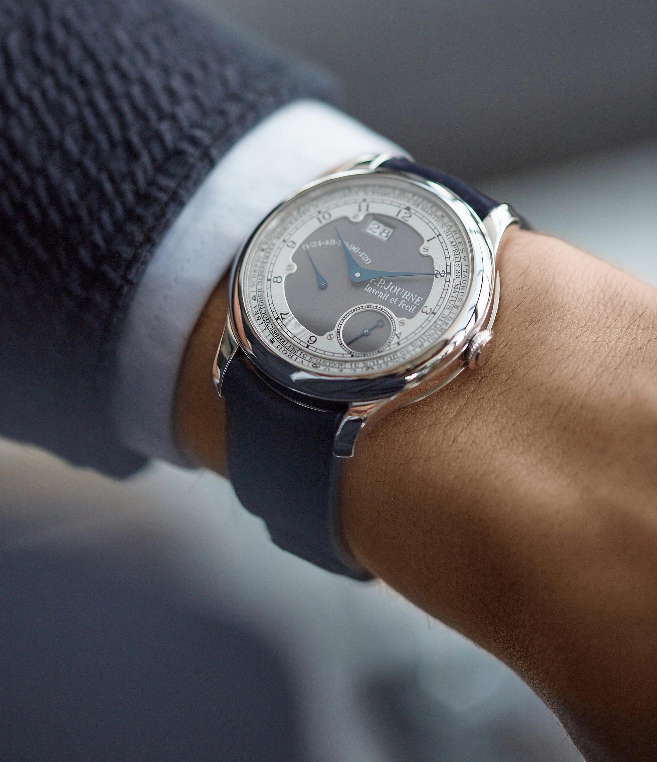 Octa Zodiaque | Brass Movement | 40mm | Platinum