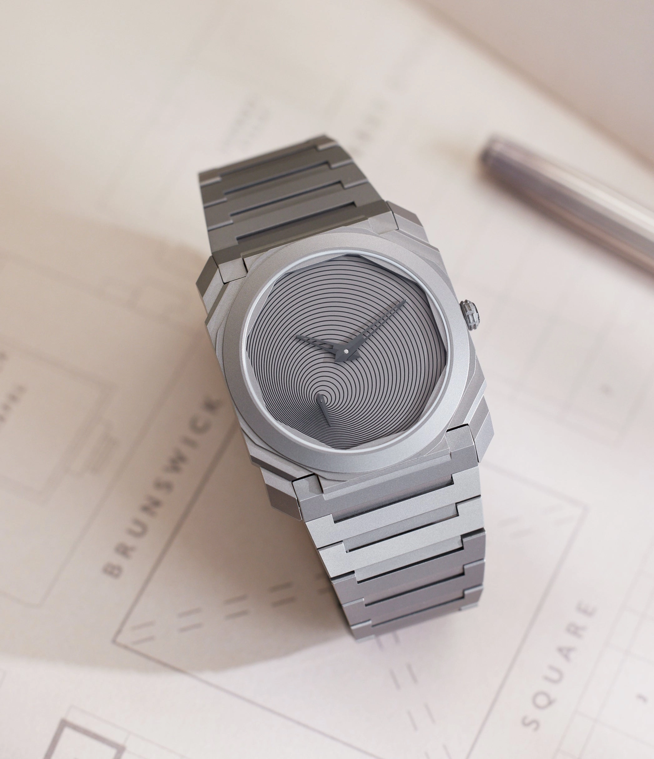 Octo Finissimo Automatic | Tadao Ando Limited Edition | Titanium