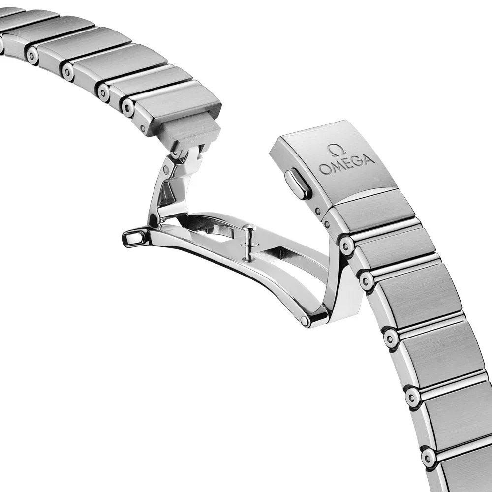 OMEGA Constellation 25mm MOP Dial Diamond Ladies Quartz Watch 13115256055001