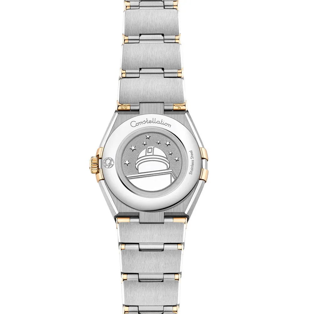 OMEGA Constellation 28mm MOP Dial 18ct Yellow Gold & Steel Ladies Quartz Watch 13120256005002