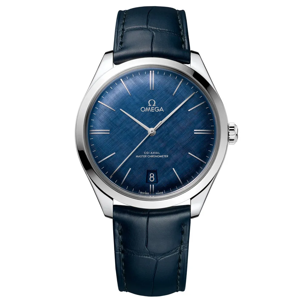 OMEGA De Ville Tresor 40mm Blue Dial Gents Manual Wound Watch 43513402103001