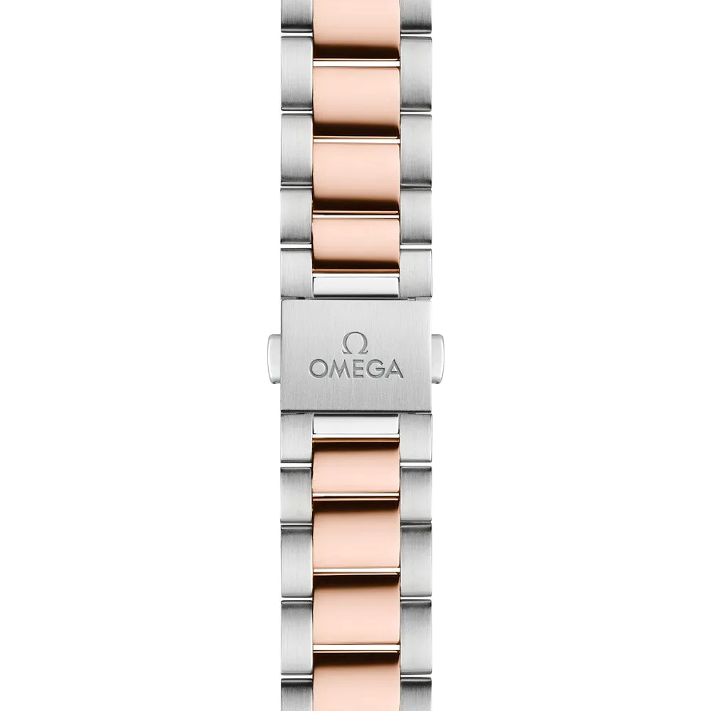 OMEGA Seamaster Aqua Terra 34mm MOP Dial 18ct Rose Gold & Steel Diamond Ladies Automatic Watch 22020342055001