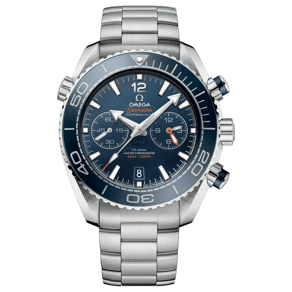 OMEGA Seamaster Planet Ocean 600M Chronograph 45.5mm Blue Dial Automatic Gents Watch 21530465103001