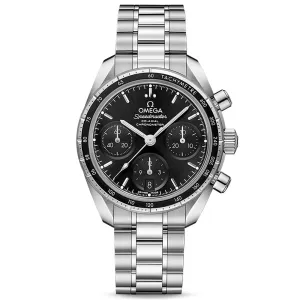 OMEGA Speedmaster 38 Chronograph 38mm Black Dial Automatic Watch 32430385001001