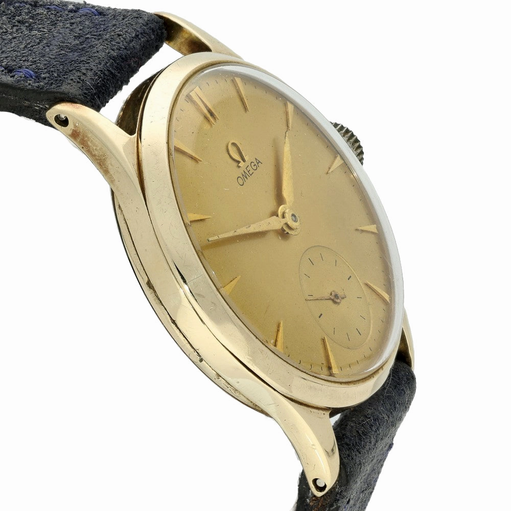 Omega 9ct Yellow Gold Champagne dial 1960's Watch