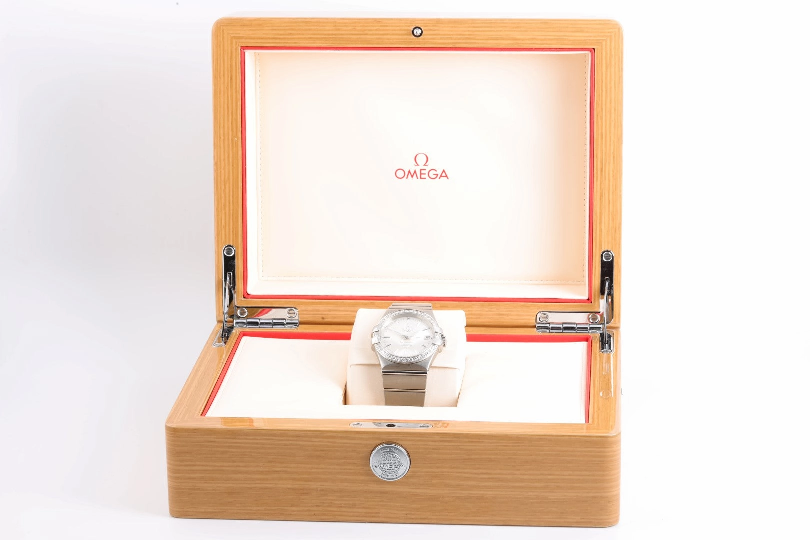 Omega Constellation 123.15.35.20.02.001 Stainless Steel & Diamonds 35mm Watch