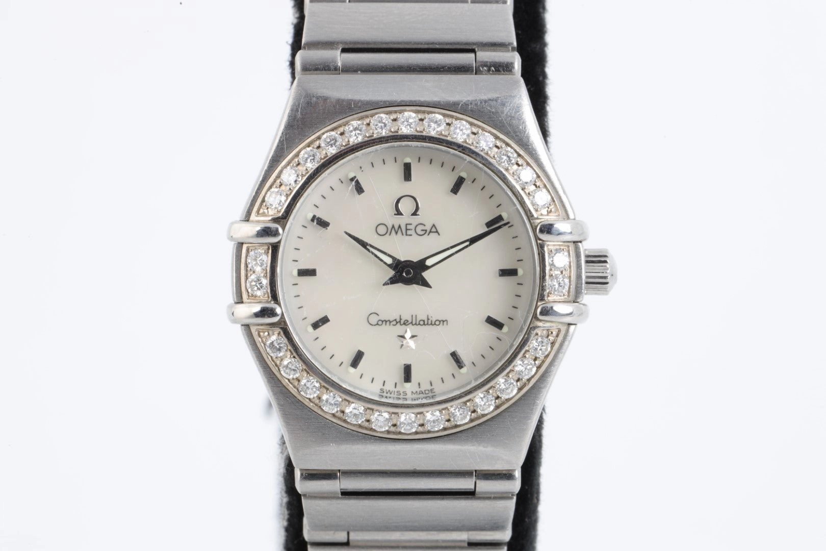 Omega Constellation 1466.71 Stainless Steel & Diamond 23mm Ladies Watch