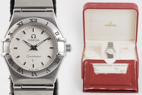 Omega Constellation 156.23.00 Stainless Steel 22mm Ladies Watch