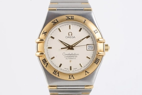 Omega Constellation 368.1201 Stainless Steel & 18k Yellow Gold 35mm Men's Watch