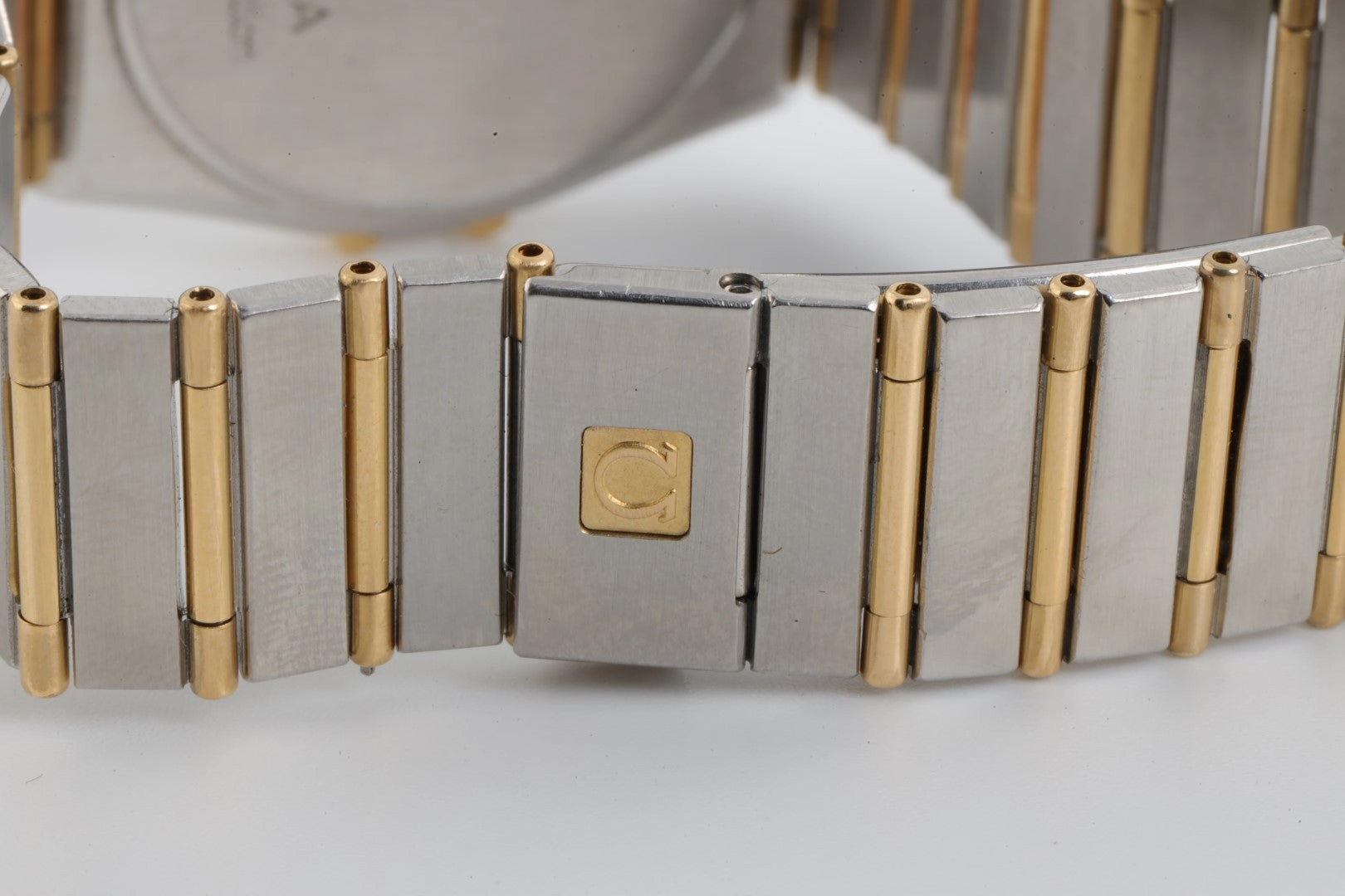 Omega Constellation 395.1080 Stainless Steel & 18K Yellow Gold 32mm Watch 1991