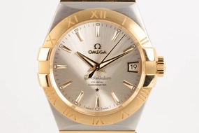 Omega Constellation Co-Axial Stainless Steel & 18K Yellow Gold 38mm Men's Watch