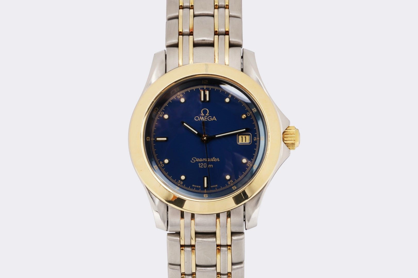 Omega Seamaster 120m 196.1501 Stainless Steel & 18k Yellow Gold 36mm Watch