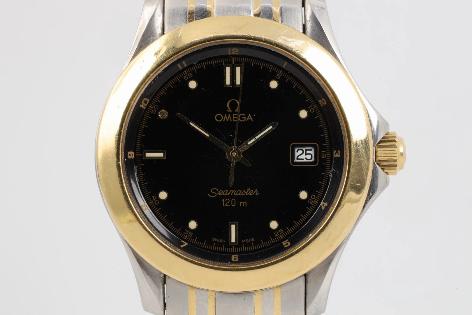 Omega Seamaster 196.1501 Midsize Stainless Steel & 18K Yellow Gold 36mm Watch