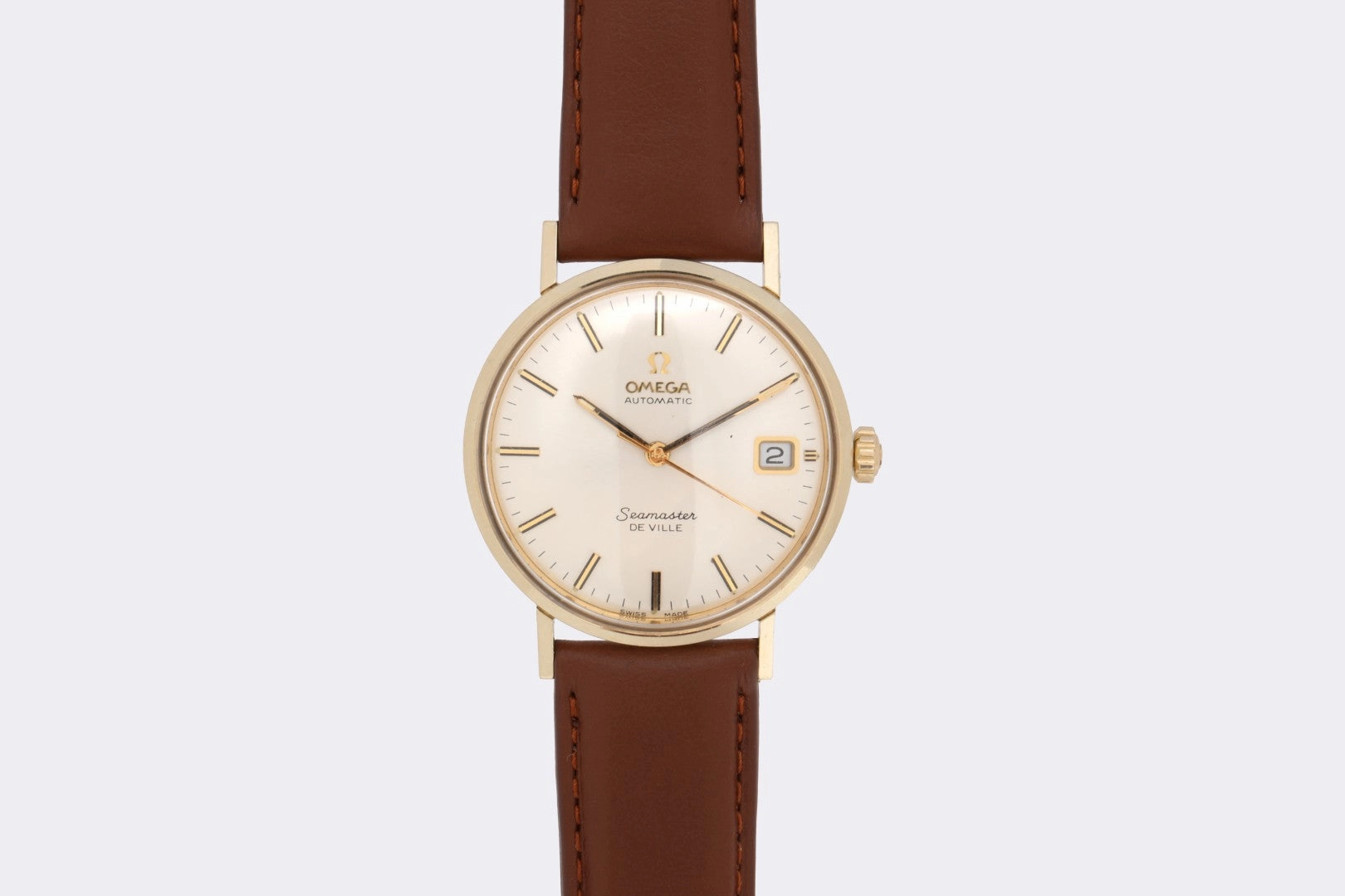 Omega Seamaster De Ville KM6610 14k Yellow Gold 34mm Watch