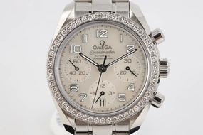 Omega Speedmaster Chronograph Diamond Dial 38mm Watch