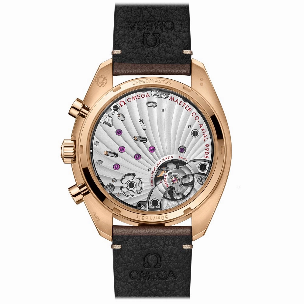 OMEGA Speedmaster Chronoscope Chronograph 43mm Brown Dial 9ct Bronze Gold Manual Wound Gents Watch 32992435110001
