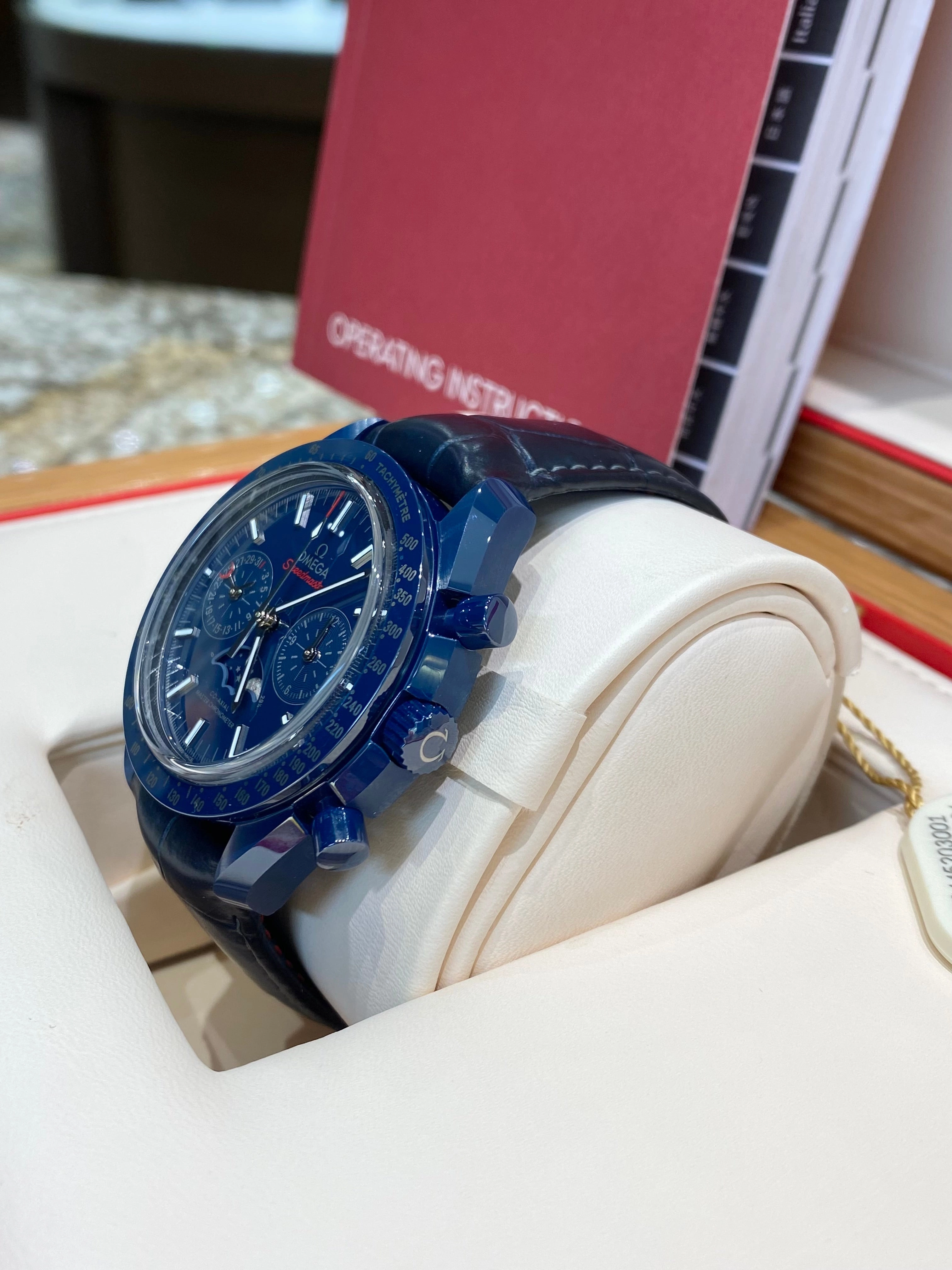 Omega Speedmaster Moonphase Blue Side of the Moon