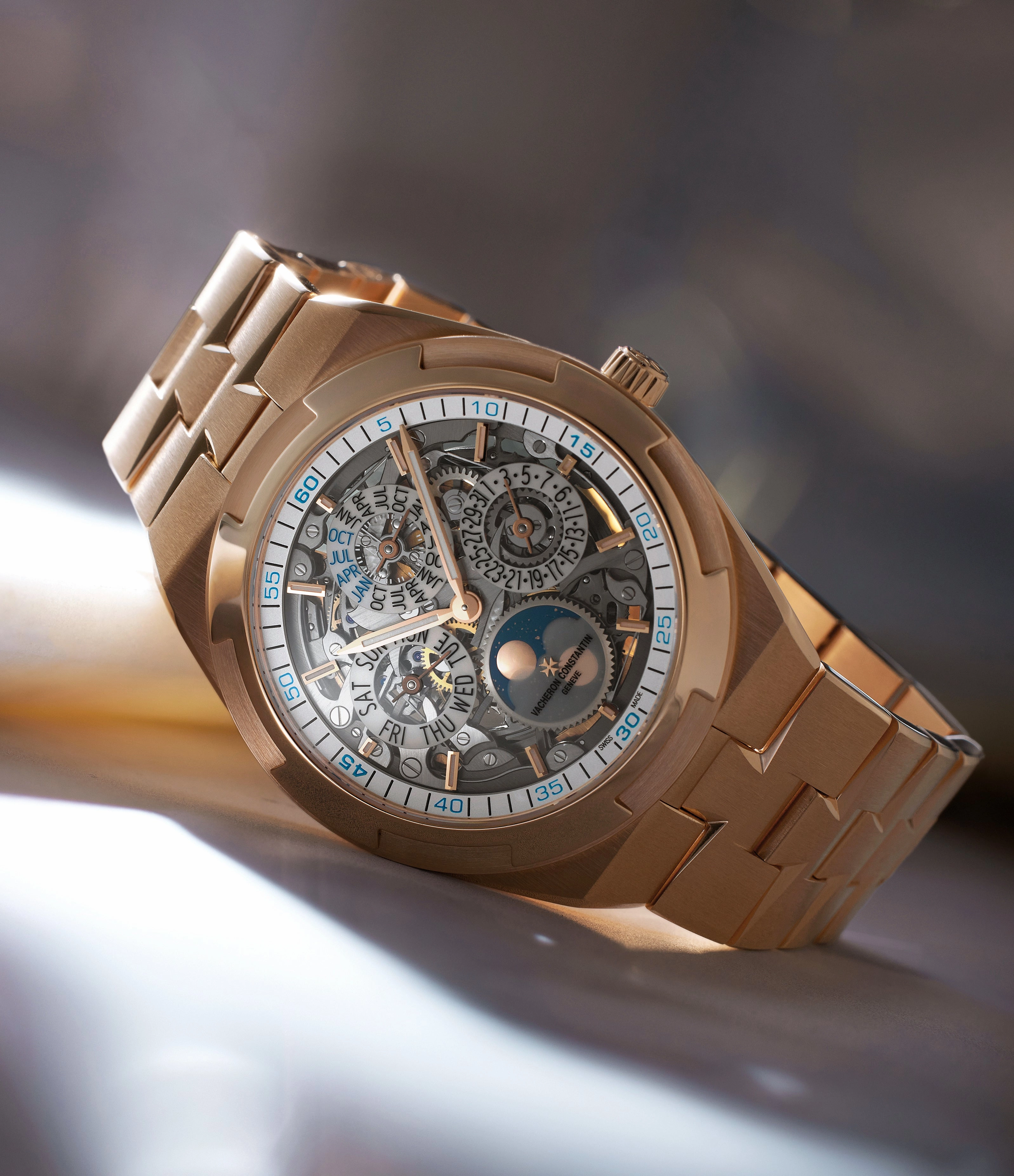 Overseas Perpetual Calendar Ultra-Thin Skeleton | 4300V | Rose Gold