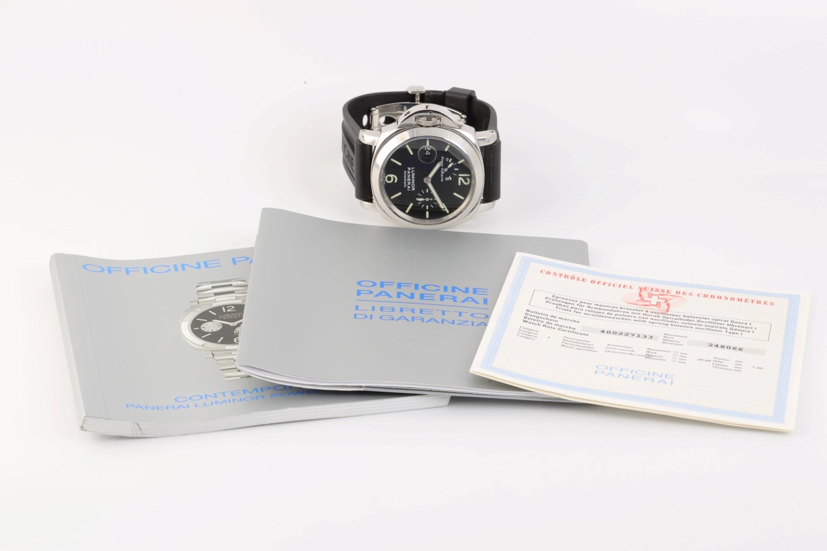 Panerai Luminor OP 6573 Stainless Steel 43mm Men's Watch