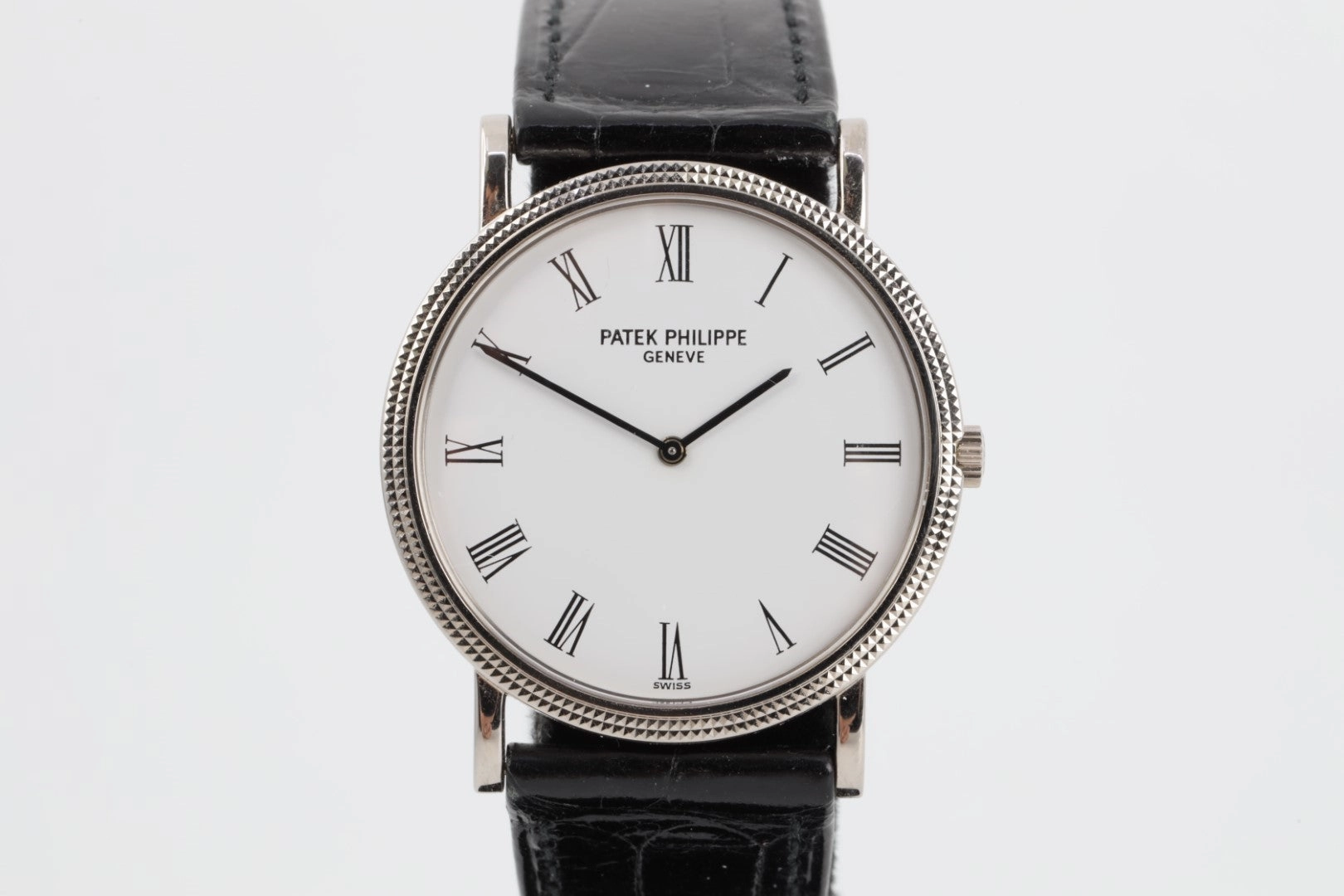 Patek Philippe White Gold 33mm Porcelain Dial 3520DG-001