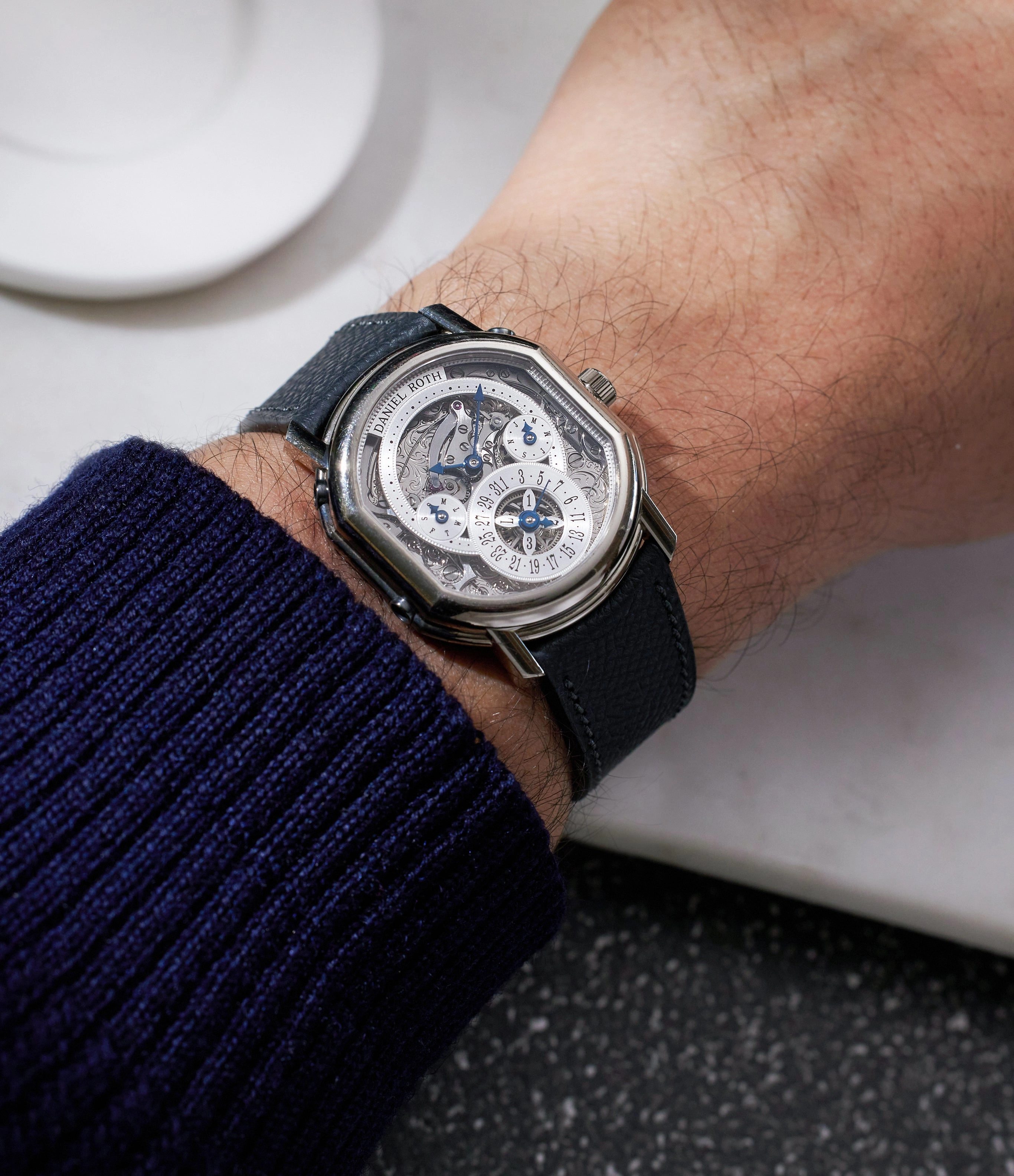 Perpetual Calendar Skeleton | 2117 | White Gold