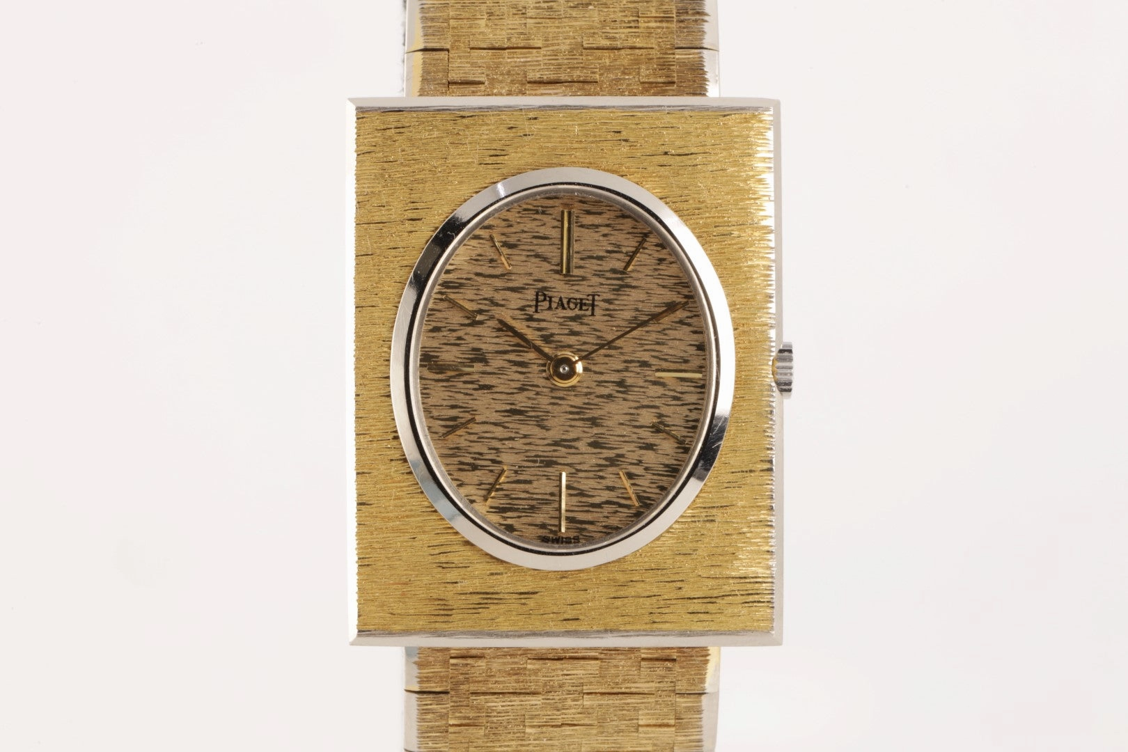 Piaget 916 AG 18k Two Tone Yellow & White Gold 24mm Watch (81.97g.)