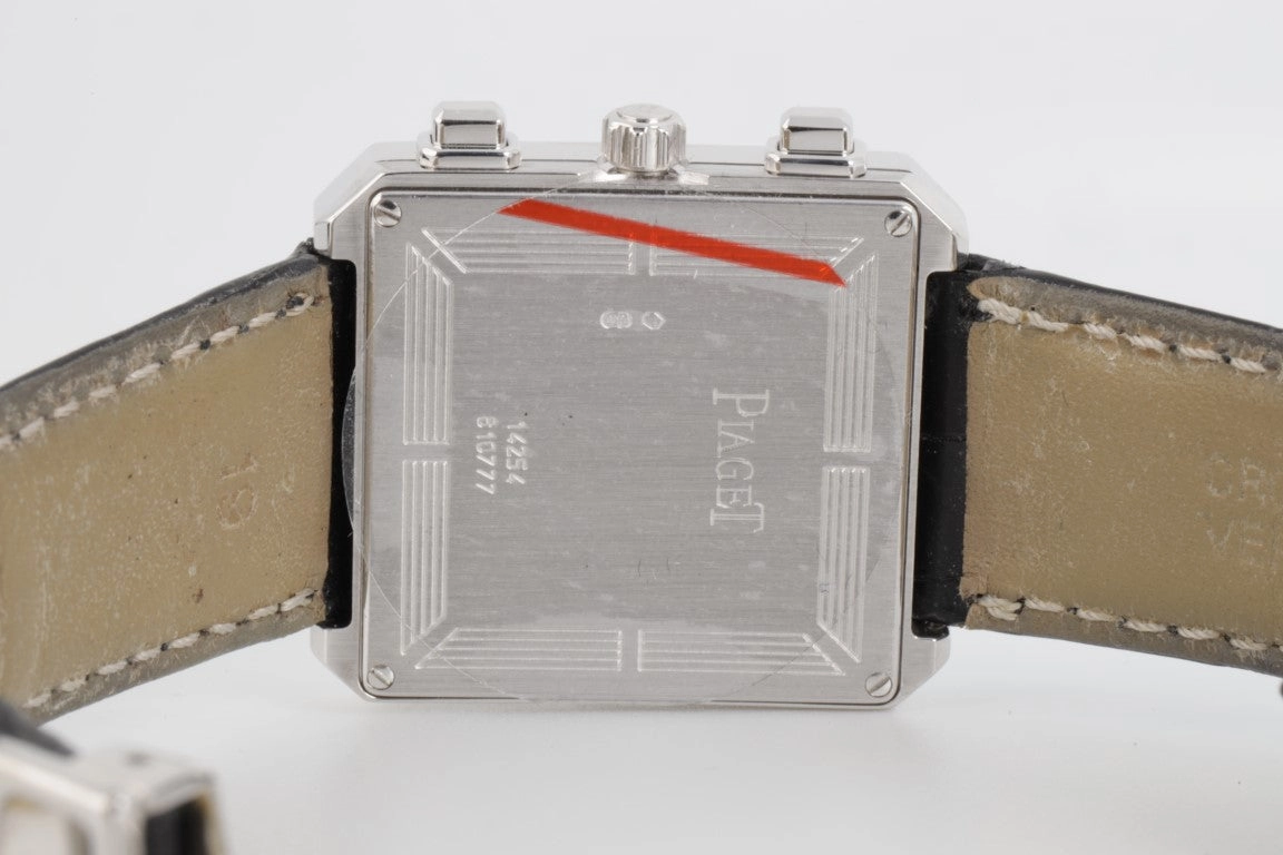 Piaget Protocol 28mm 18k White Gold Watch & Box
