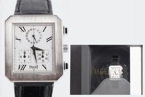 Piaget Protocol 28mm 18k White Gold Watch & Box