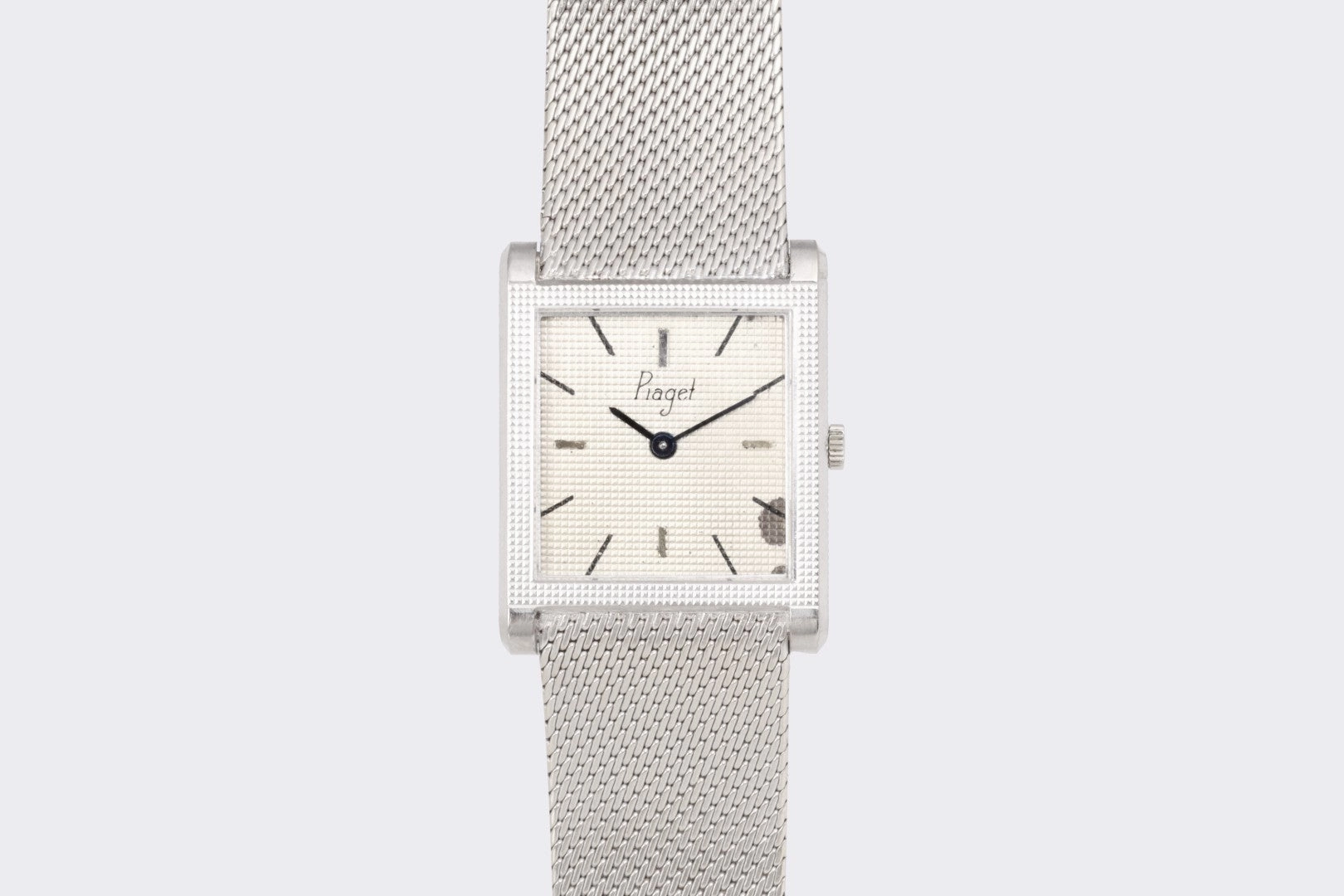 Piaget Toblerone 931 18k White Gold 23mm Watch (46.44g.)