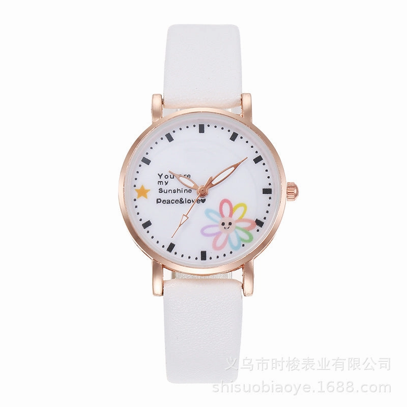 Pink Girls Watch Daisy Academy Style