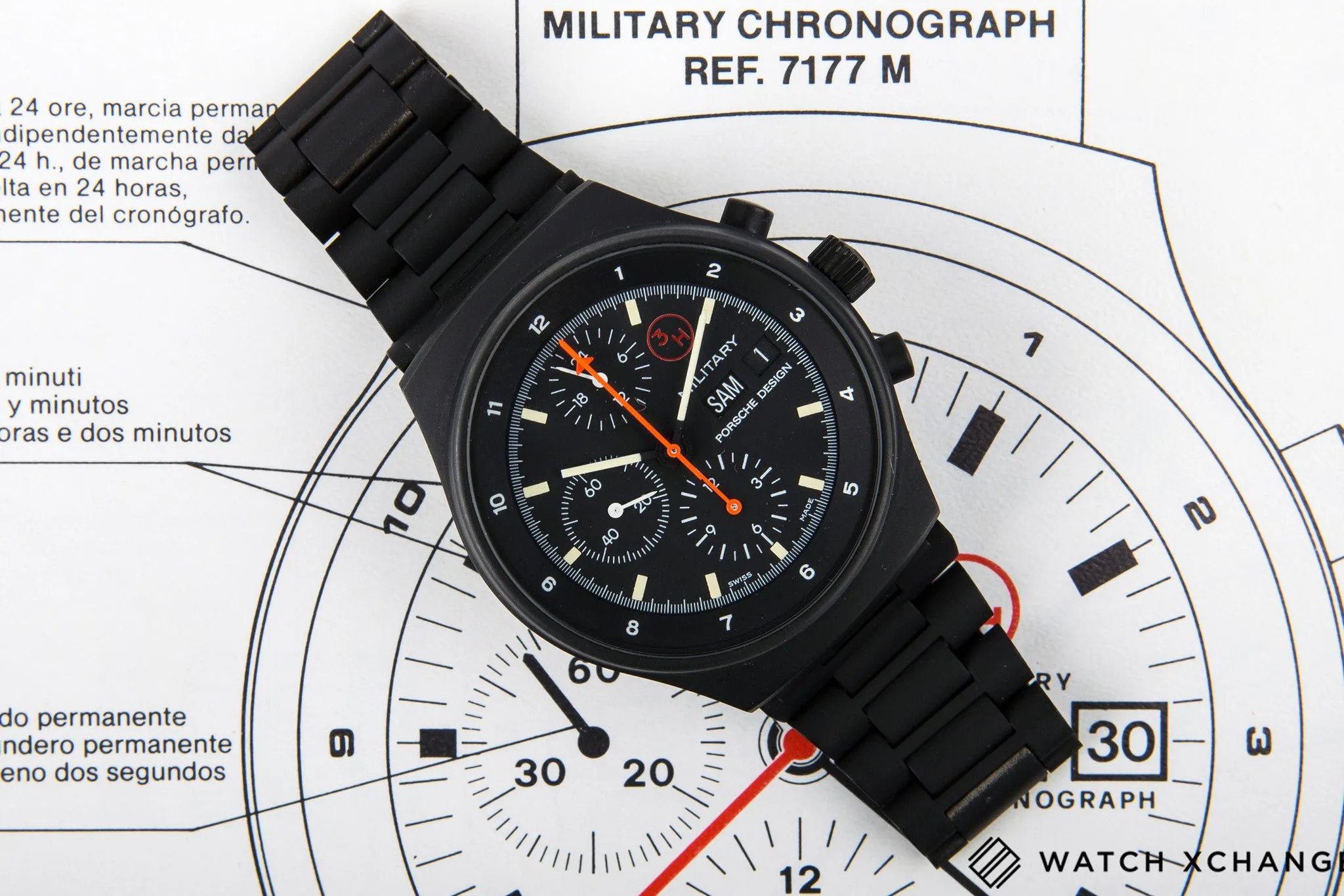 Porsche Design Military Chronograph NOS | 7177 M | Steel