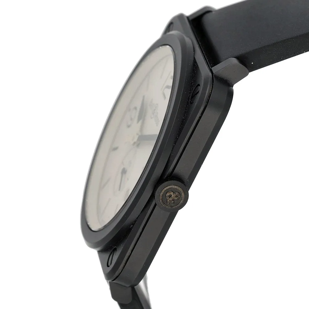 Pre-owned Bell & Ross Aviator BRS-DESERT-CEM Watch