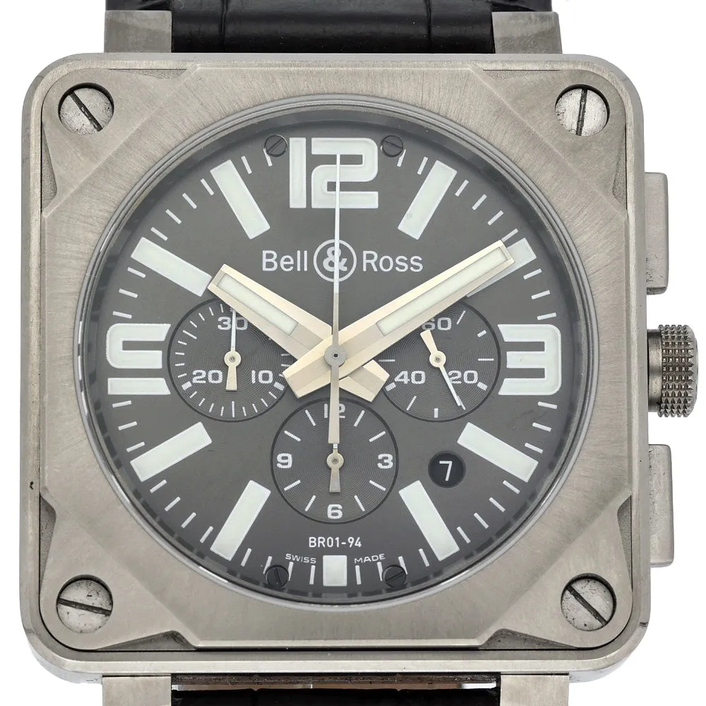 Pre-owned Bell & Ross BR01-94 Titanium Watch