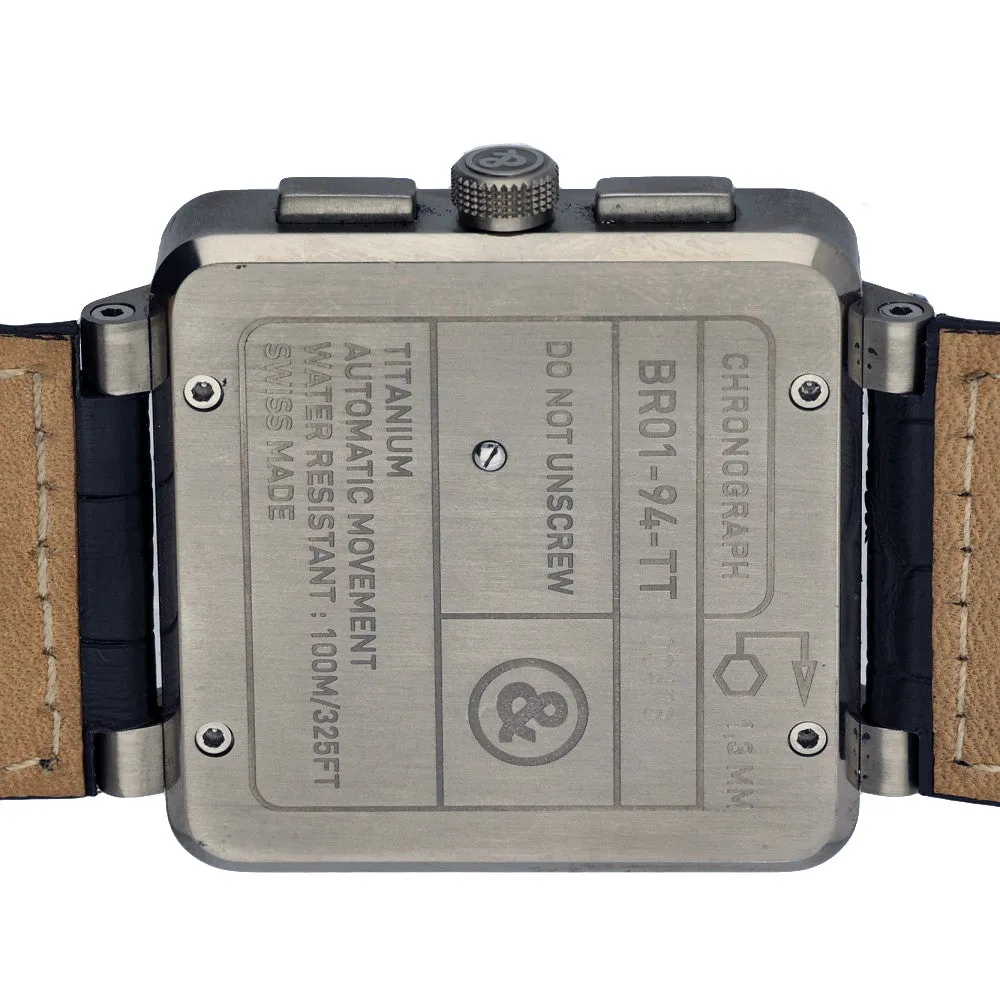Pre-owned Bell & Ross BR01-94 Titanium Watch