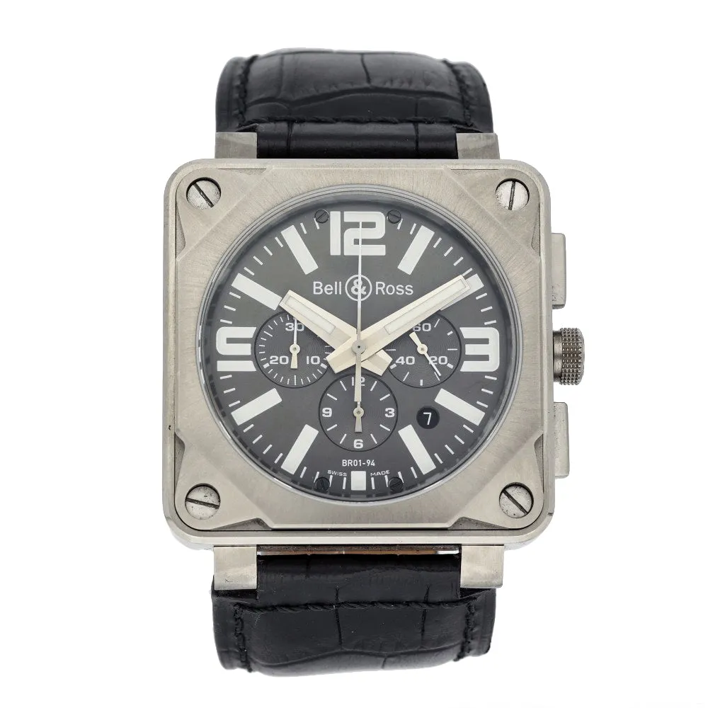 Pre-owned Bell & Ross BR01-94 Titanium Watch