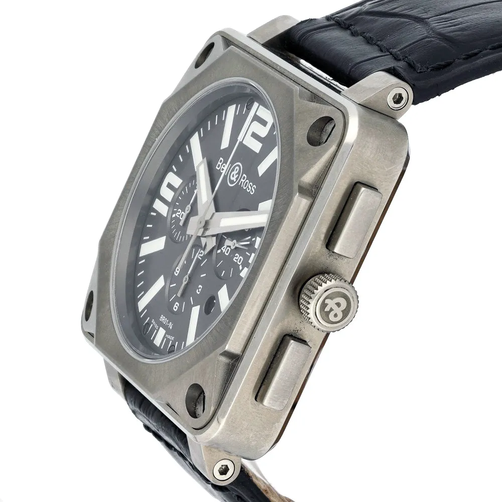 Pre-owned Bell & Ross BR01-94 Titanium Watch