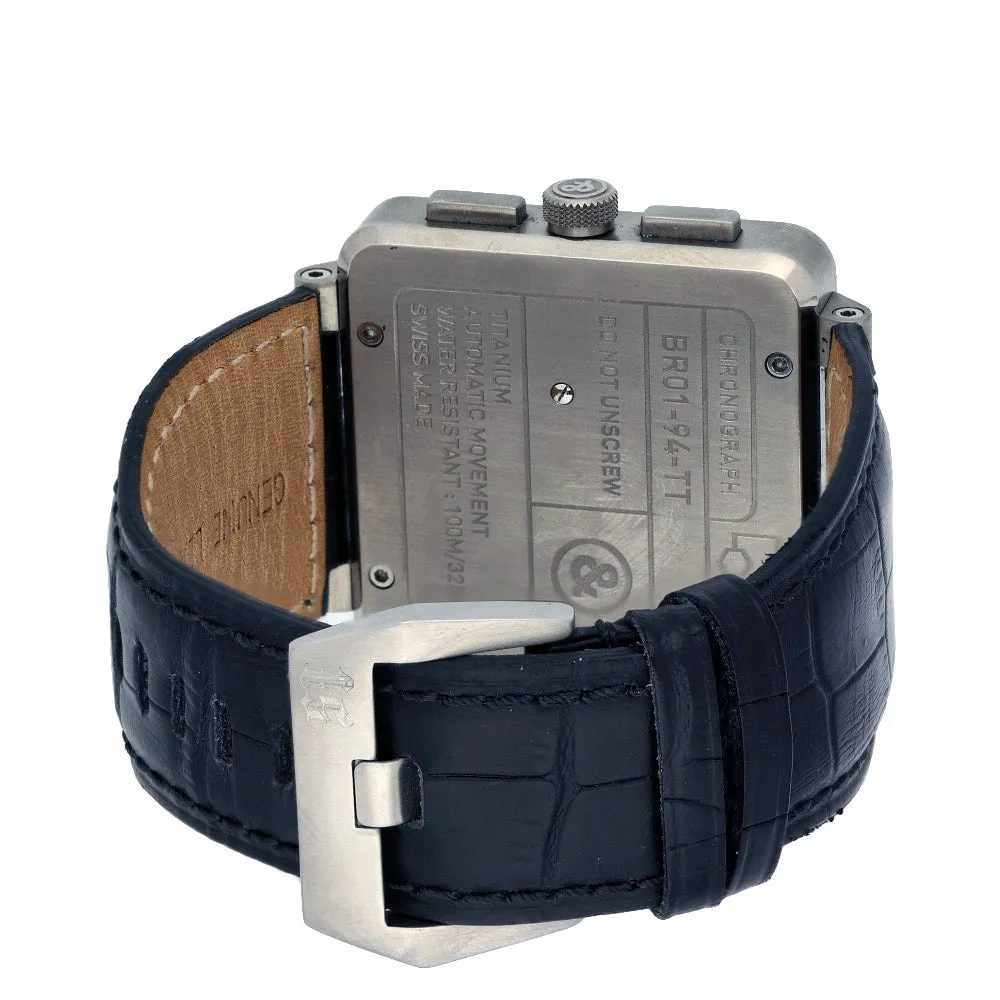 Pre-owned Bell & Ross BR01-94 Titanium Watch