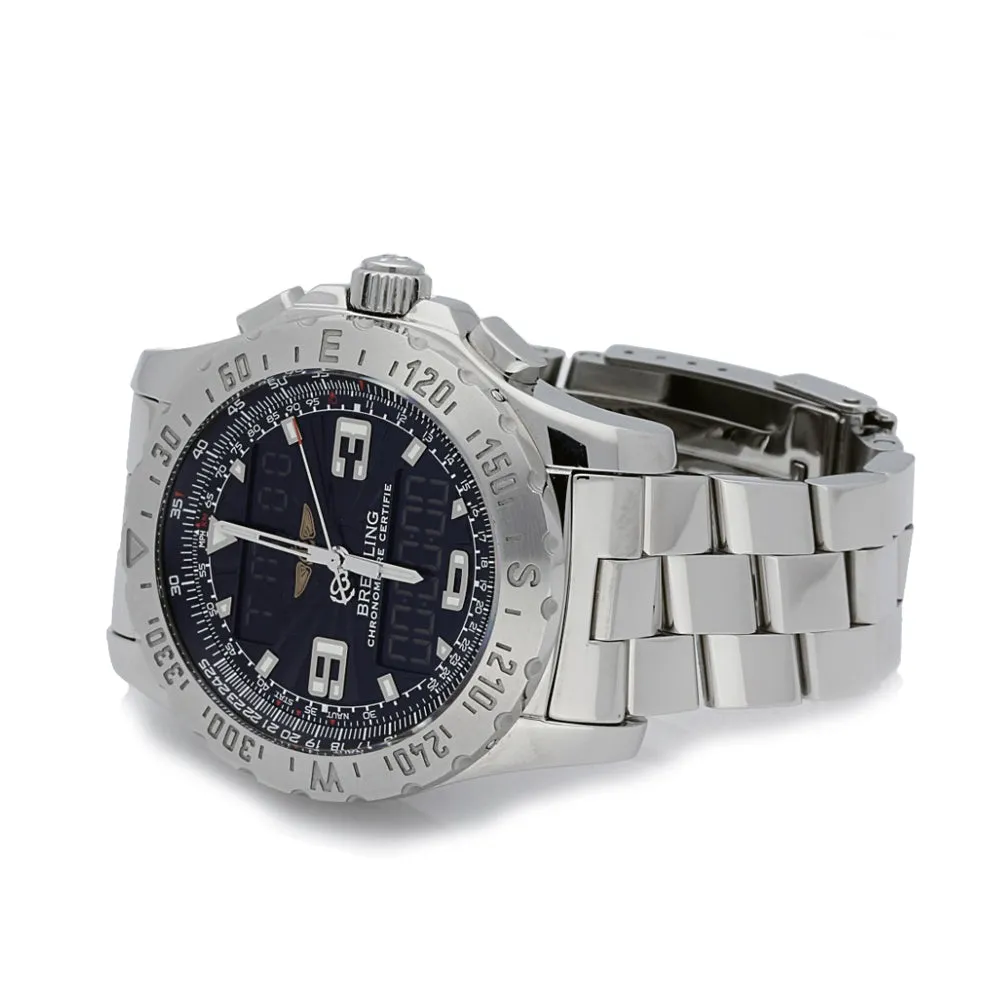 Pre-owned Breitling Airwolf Chronograph A78363 Steel 2007 Box and Papers