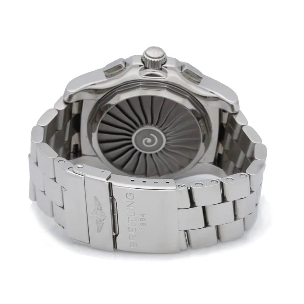 Pre-owned Breitling Airwolf Chronograph A78363 Steel 2007 Box and Papers
