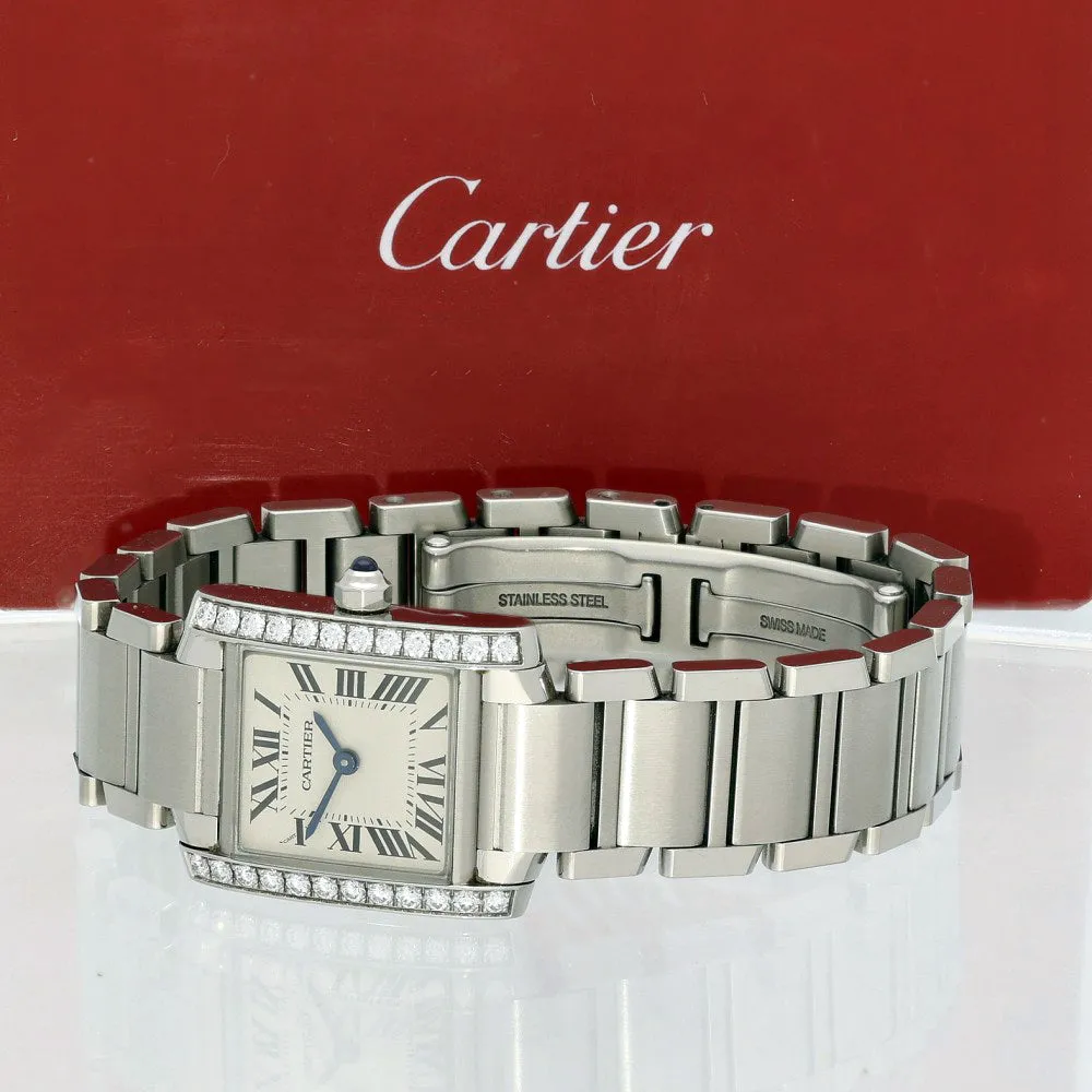 Pre-owned Cartier Tank Francaise 3217 2023 Watch