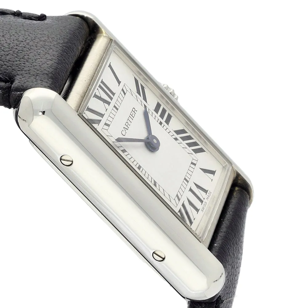 Pre-owned Cartier Tank Must Solarbeat 4367 Watch