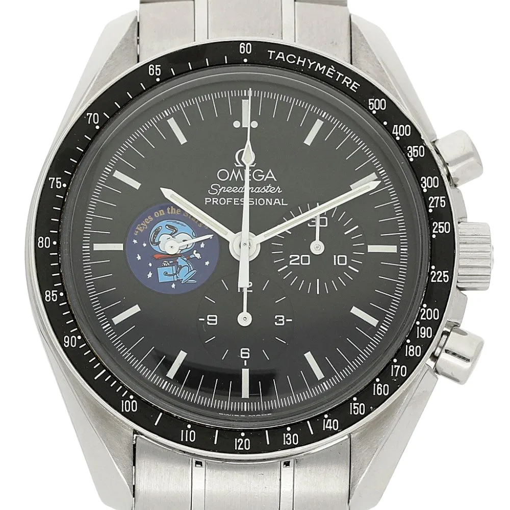 Pre-owned Gentlemen's Omega Speedmaster Professional Moonwatch 'Snoopy' Steel Manual Wind Bracelet Watch, 3578.51.00