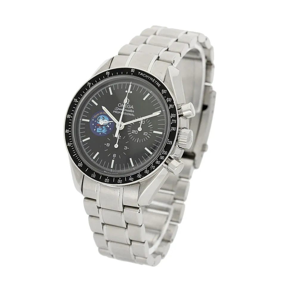Pre-owned Gentlemen's Omega Speedmaster Professional Moonwatch 'Snoopy' Steel Manual Wind Bracelet Watch, 3578.51.00
