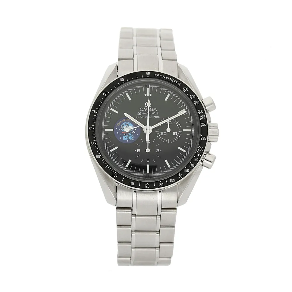 Pre-owned Gentlemen's Omega Speedmaster Professional Moonwatch 'Snoopy' Steel Manual Wind Bracelet Watch, 3578.51.00
