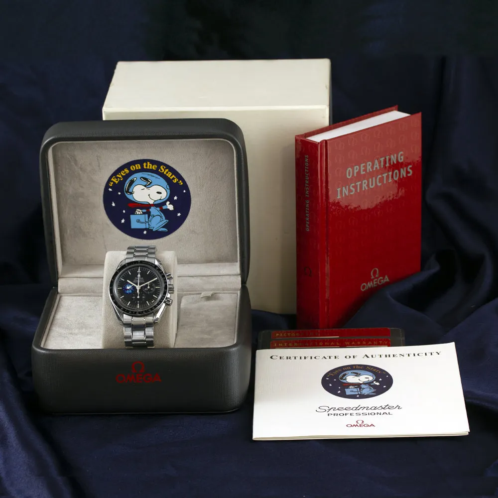 Pre-owned Gentlemen's Omega Speedmaster Professional Moonwatch 'Snoopy' Steel Manual Wind Bracelet Watch, 3578.51.00