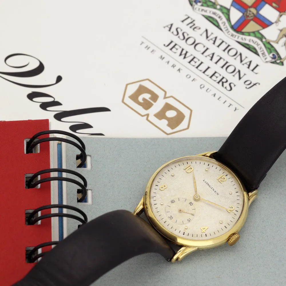 Pre-owned Longines 18ct Yellow Gold Vintage 1960's Watch